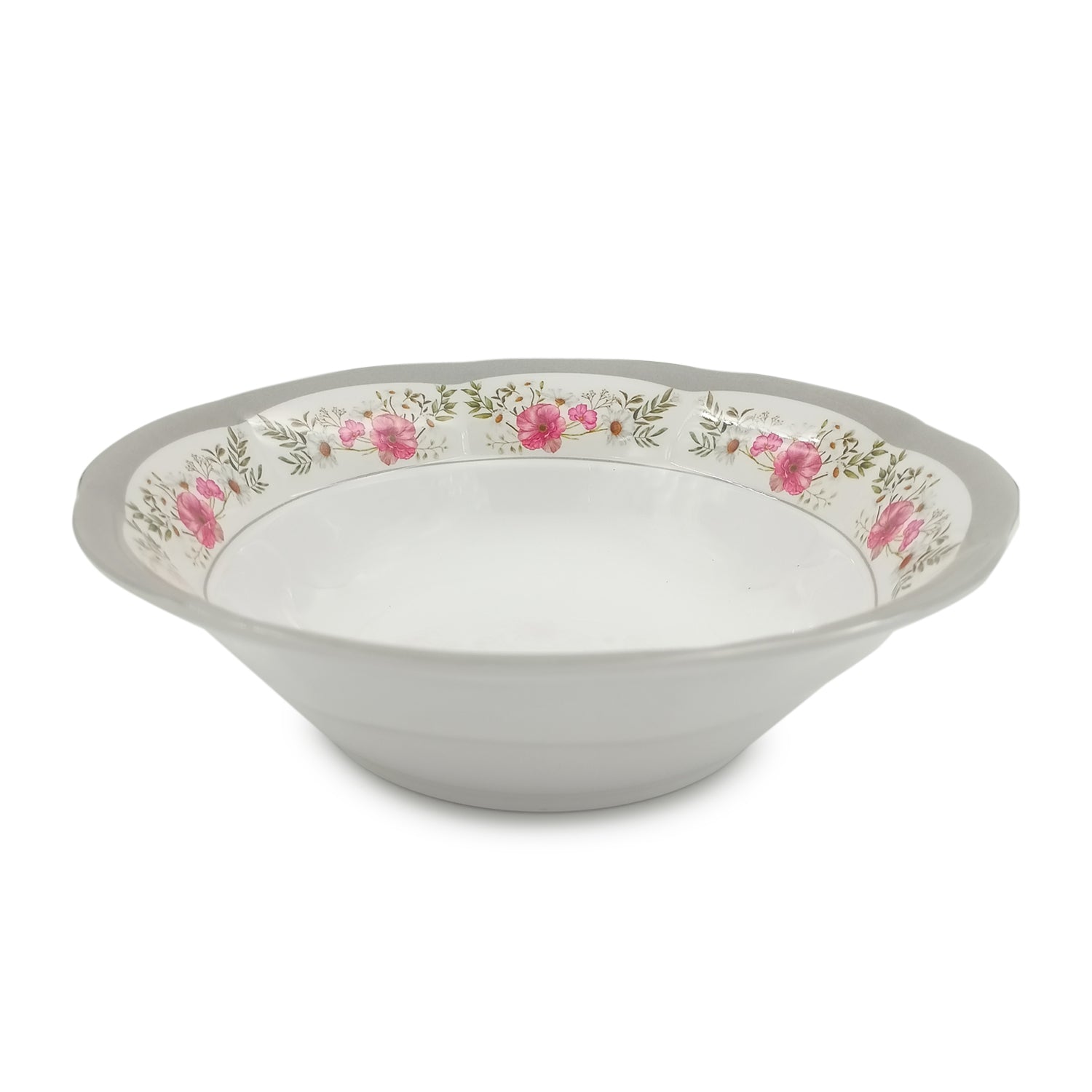 Scalloped Floral Dinnerware