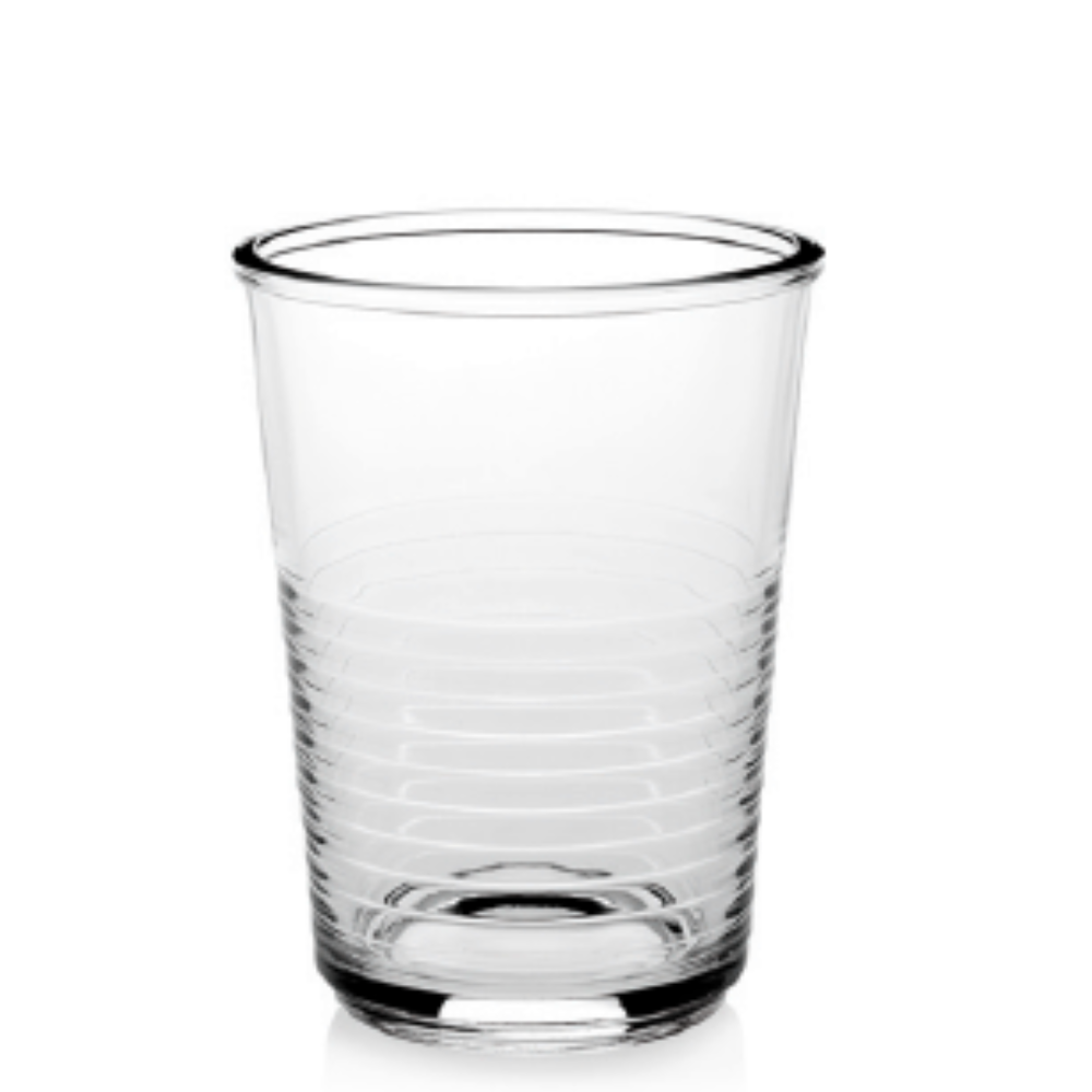 Ridged drinking tumbler