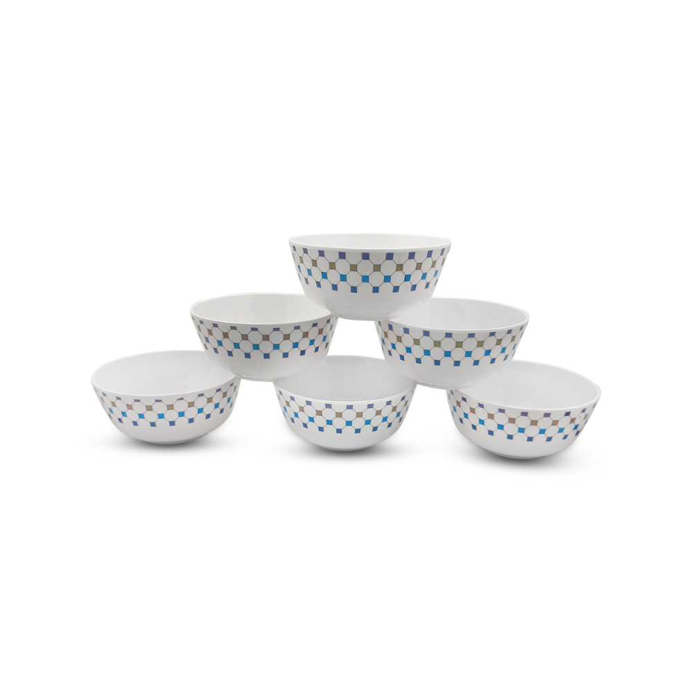 Nesting geometric bowl set