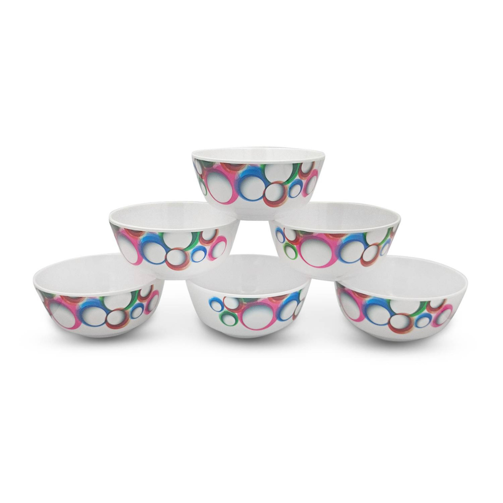 Stackable Circular Pattern Bowls