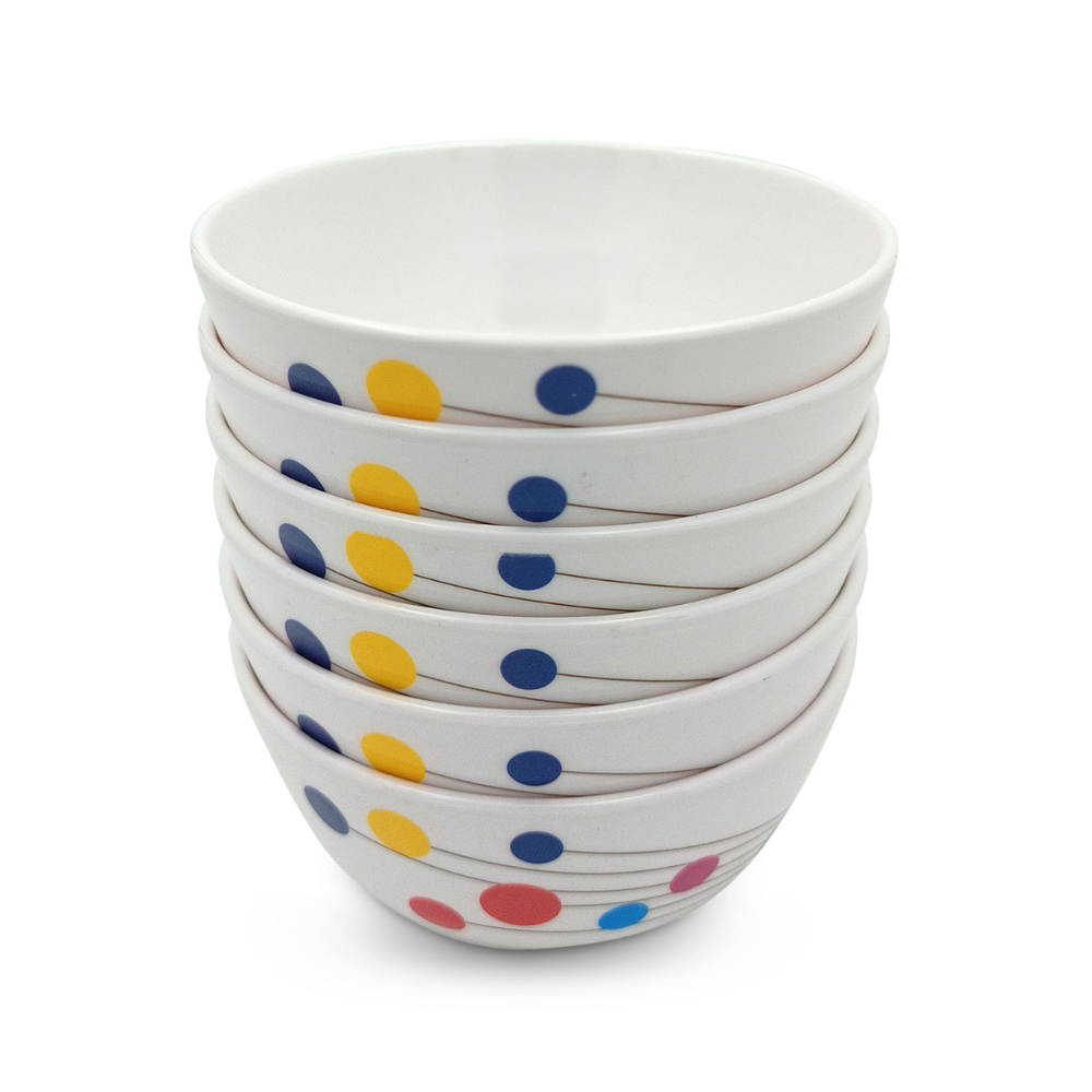 Stackable Polka Dot Bowl Set