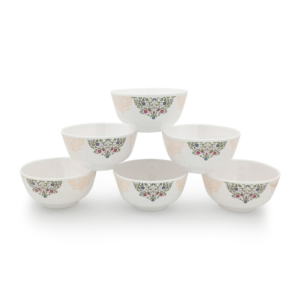 Floral-nested bowl set