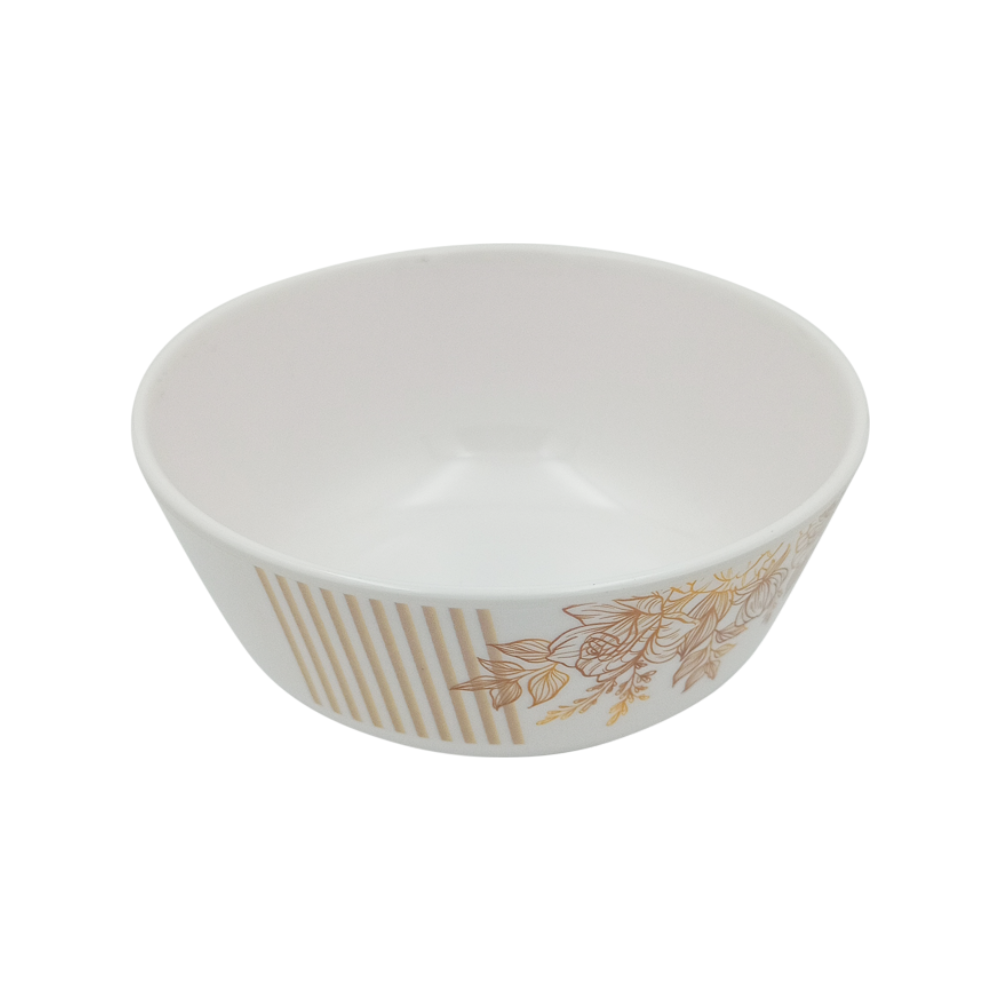 Floral-patterned nesting bowl set