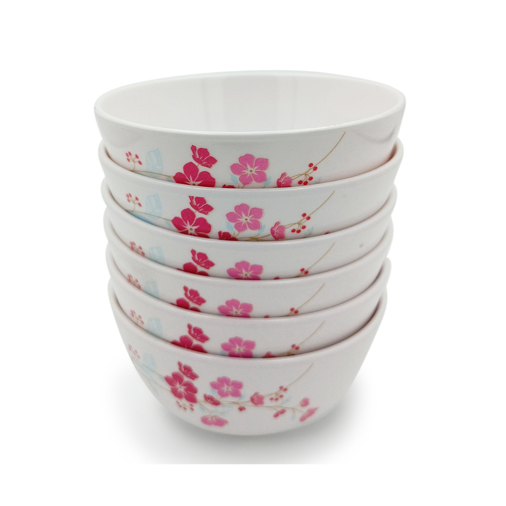 Stackable Floral Bowl Set
