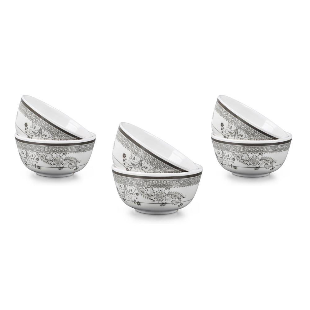 Stackable Decorated Bowl Set
