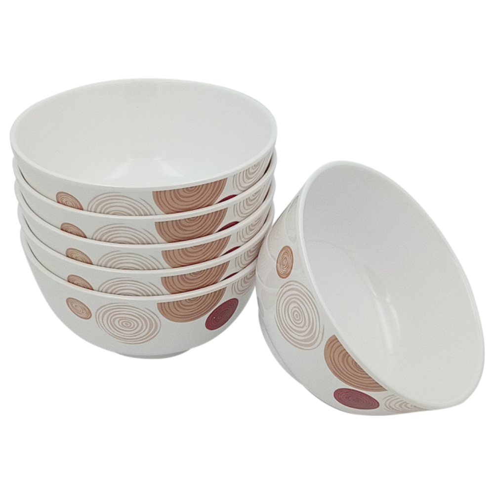 Spiral Patterned Nestable Bowls