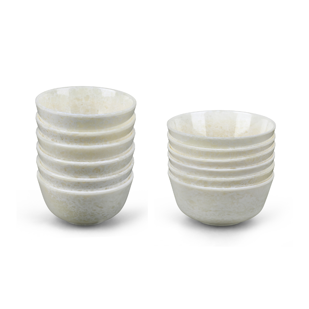 Stackable Round Plate and Bowl Collection