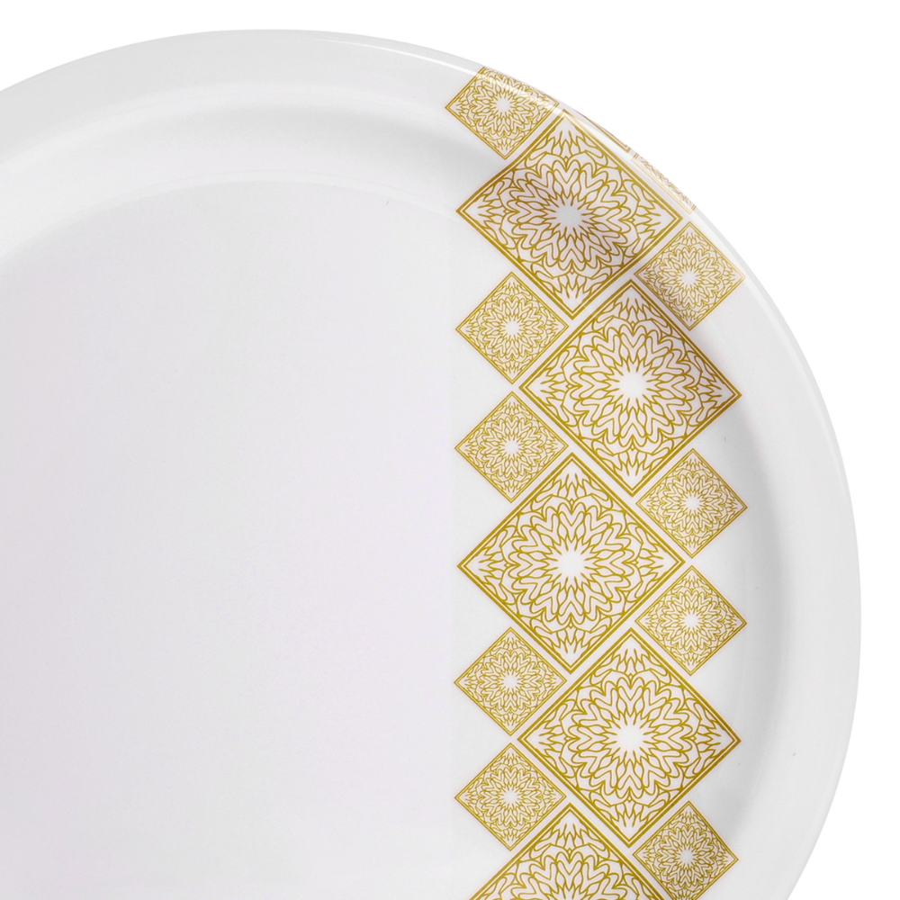 Geometric Patterned Dinner Set