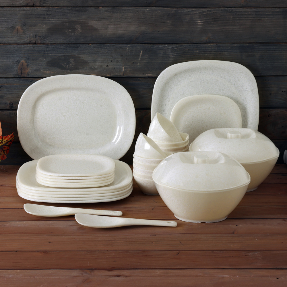 Rounded Square Dinner Set