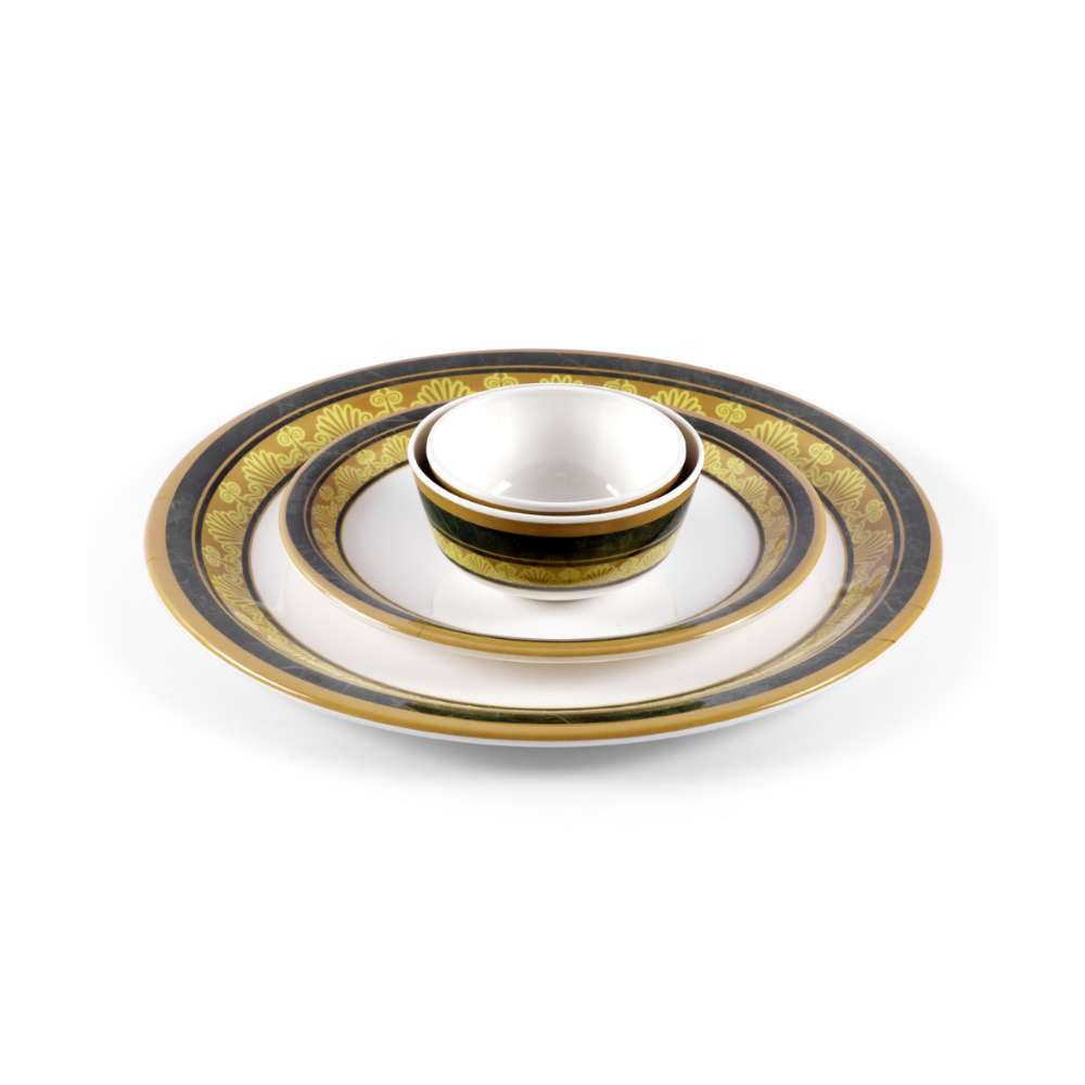 Nested Dinner Plates and Bowls Set