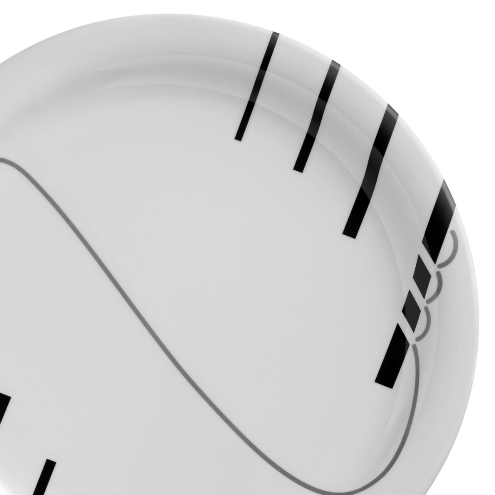 Abstract Round Dish Set