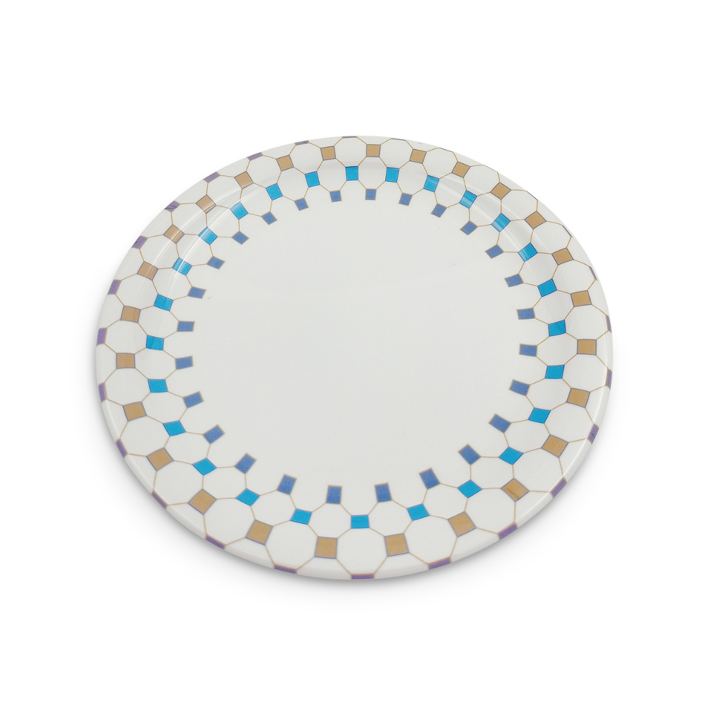 Round Mosaic Plate Set