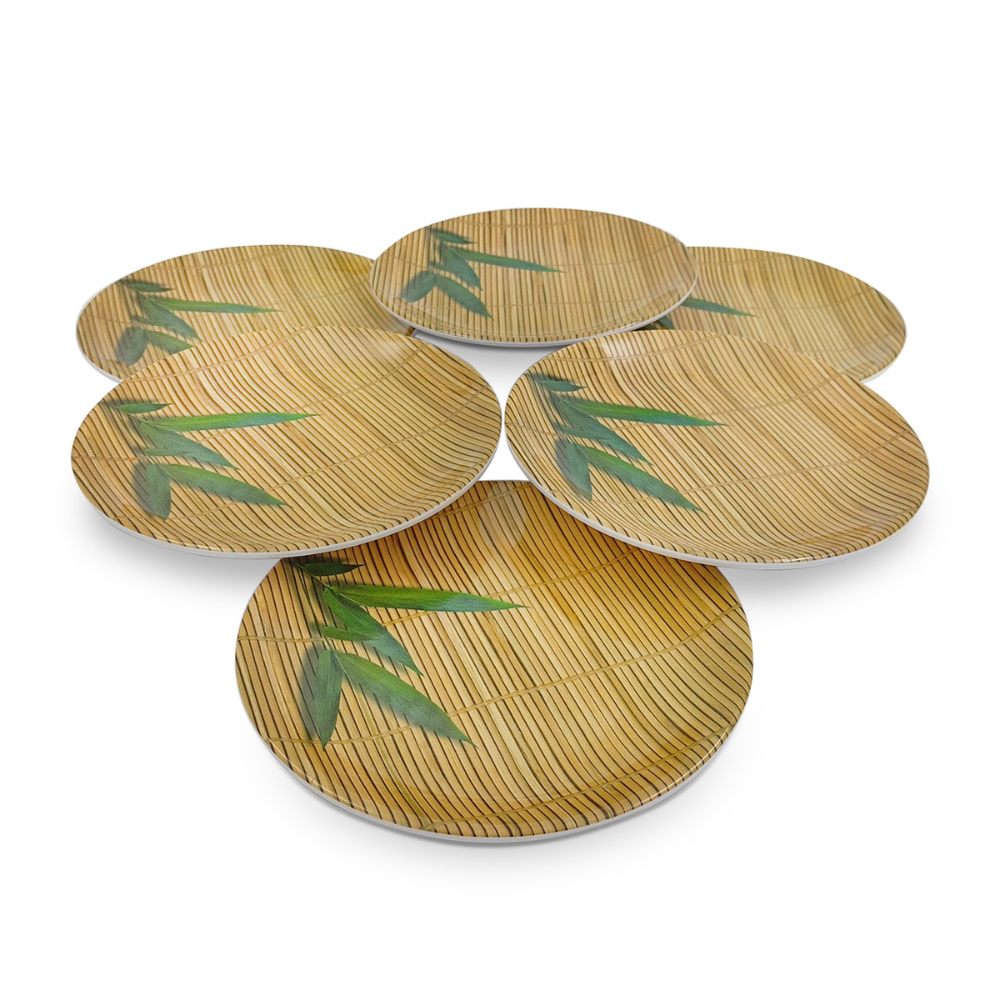 Bamboo Design Plate Set