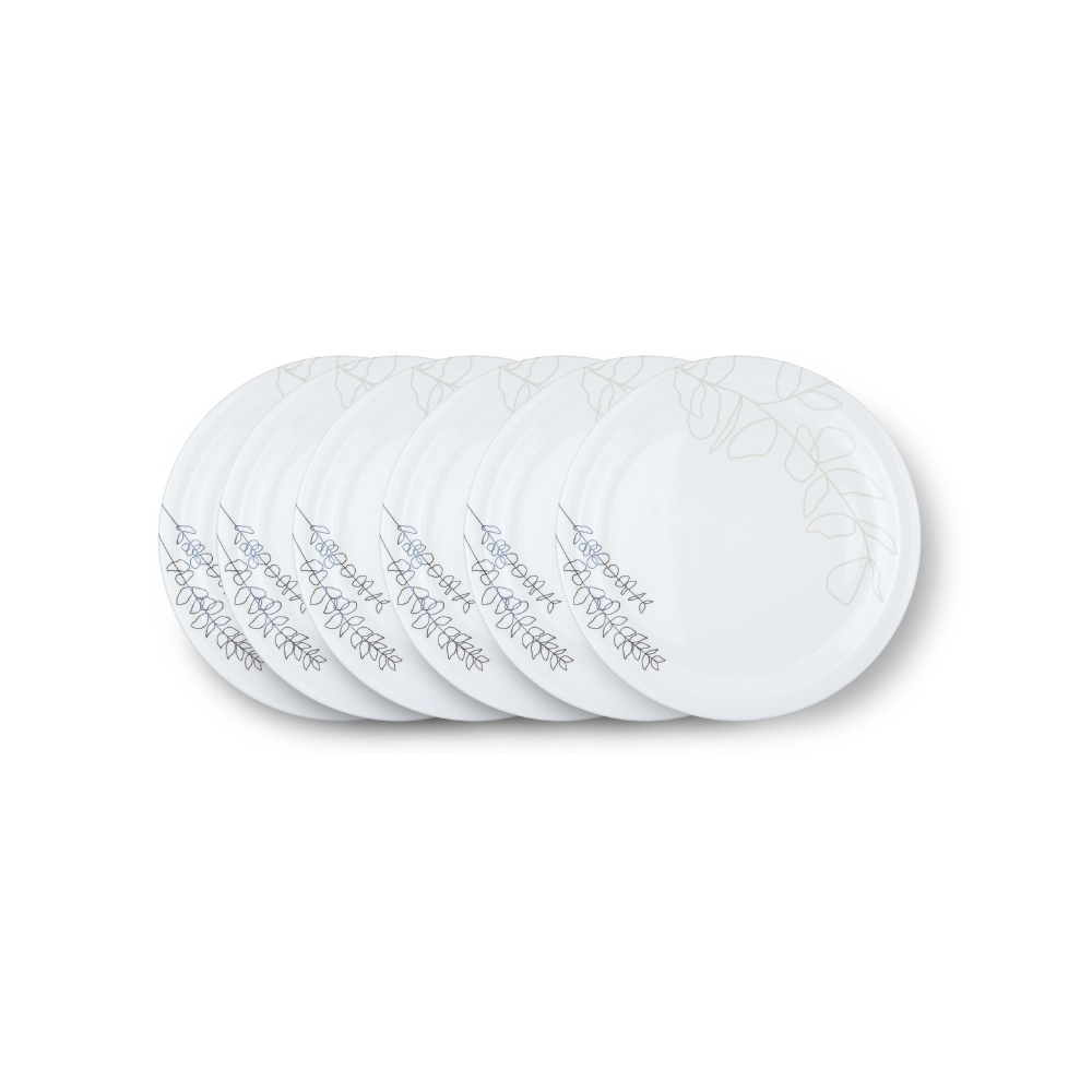 Leaf-patterned plate set