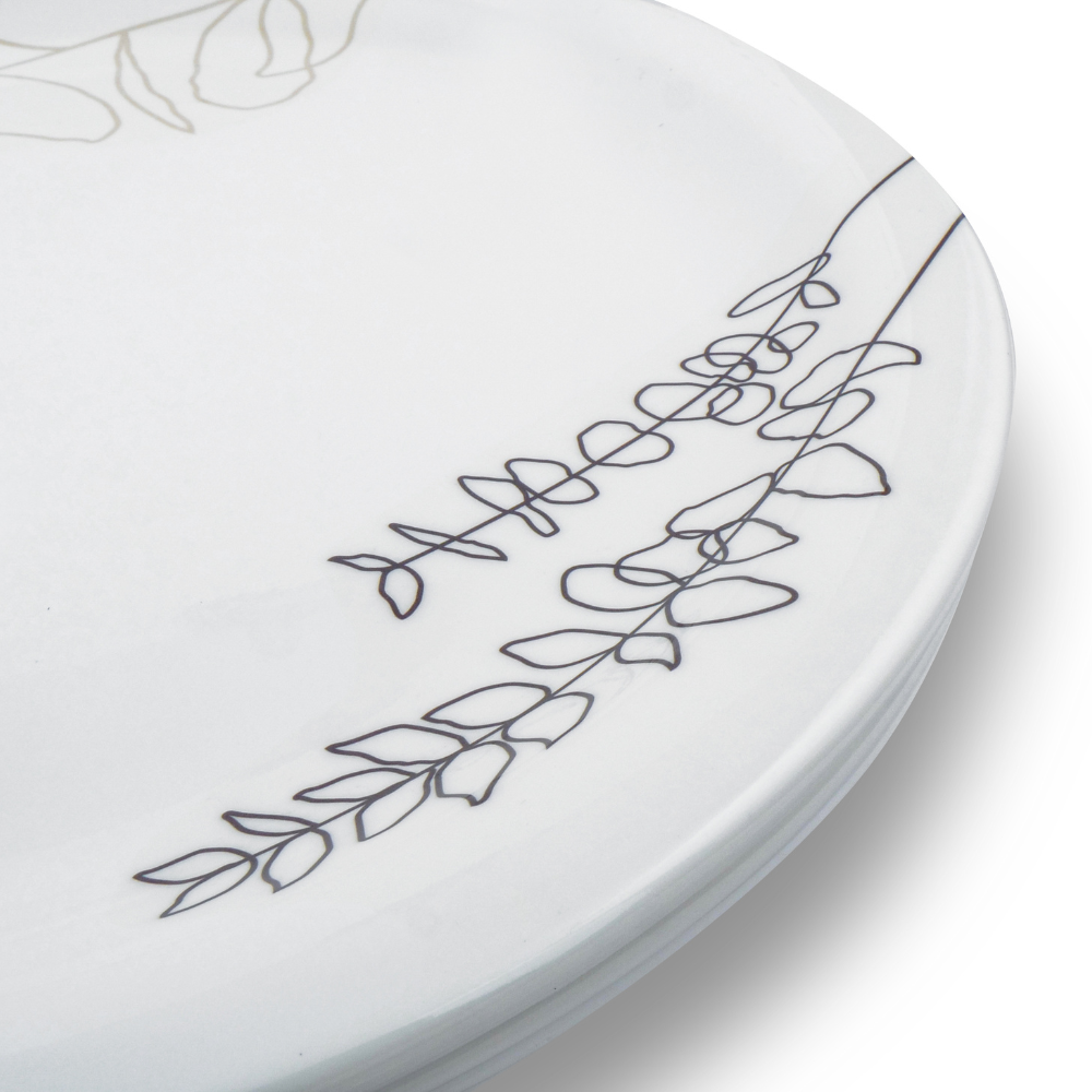 Botanical Round Plate Set