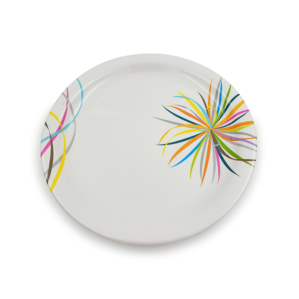 Round Starburst Plate Set