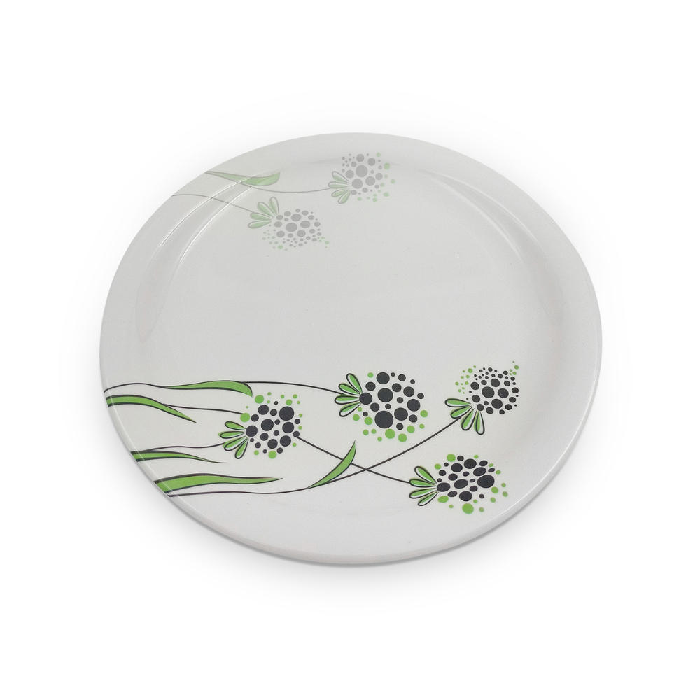 Floral plate set