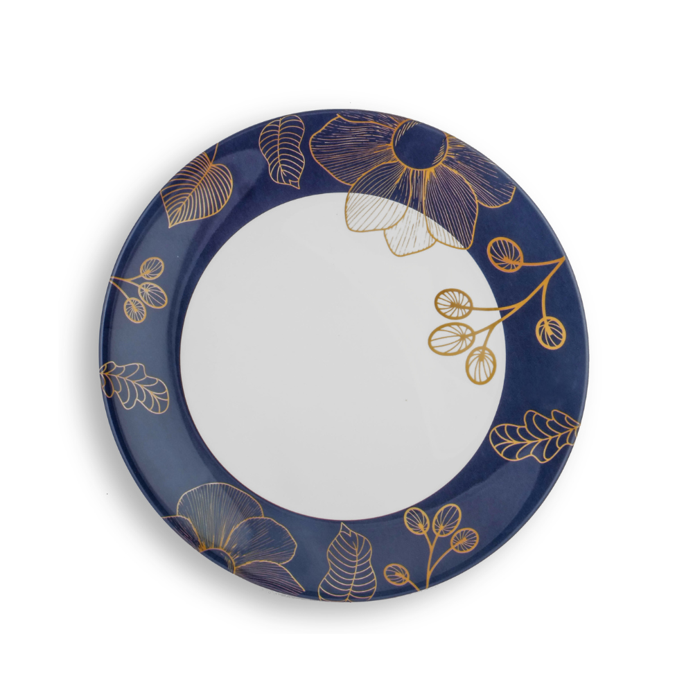 Botanical Rim Plate Set