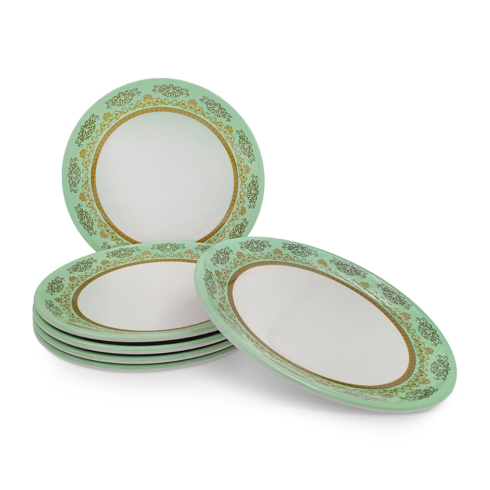 Ornate Round Plate Set