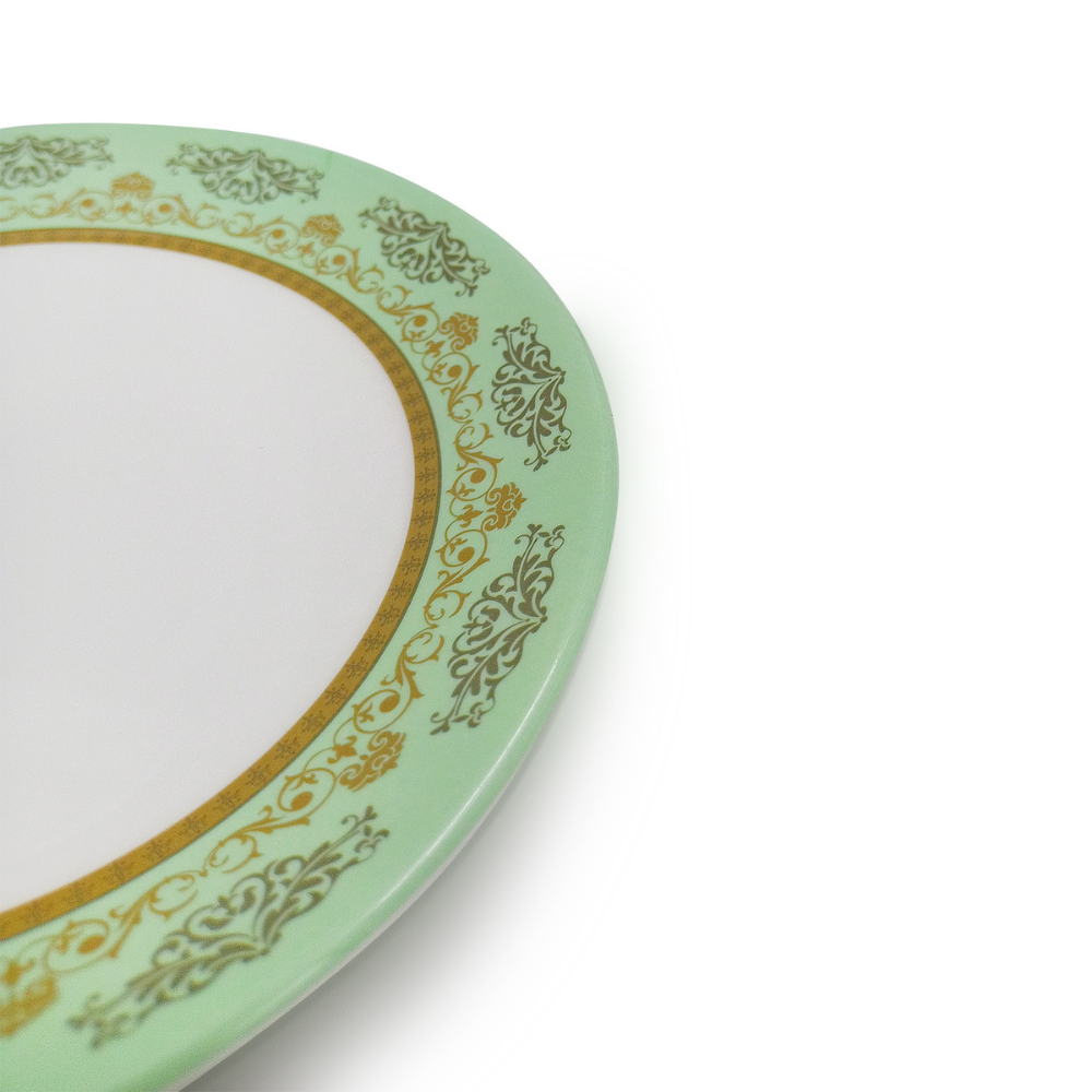 Ornate Round Plate Set