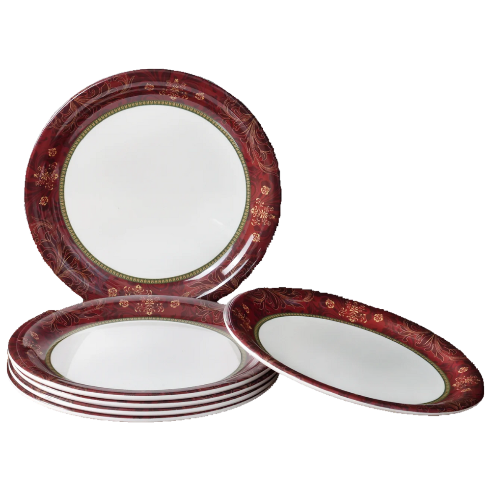 Ornate Round Dinner Plates