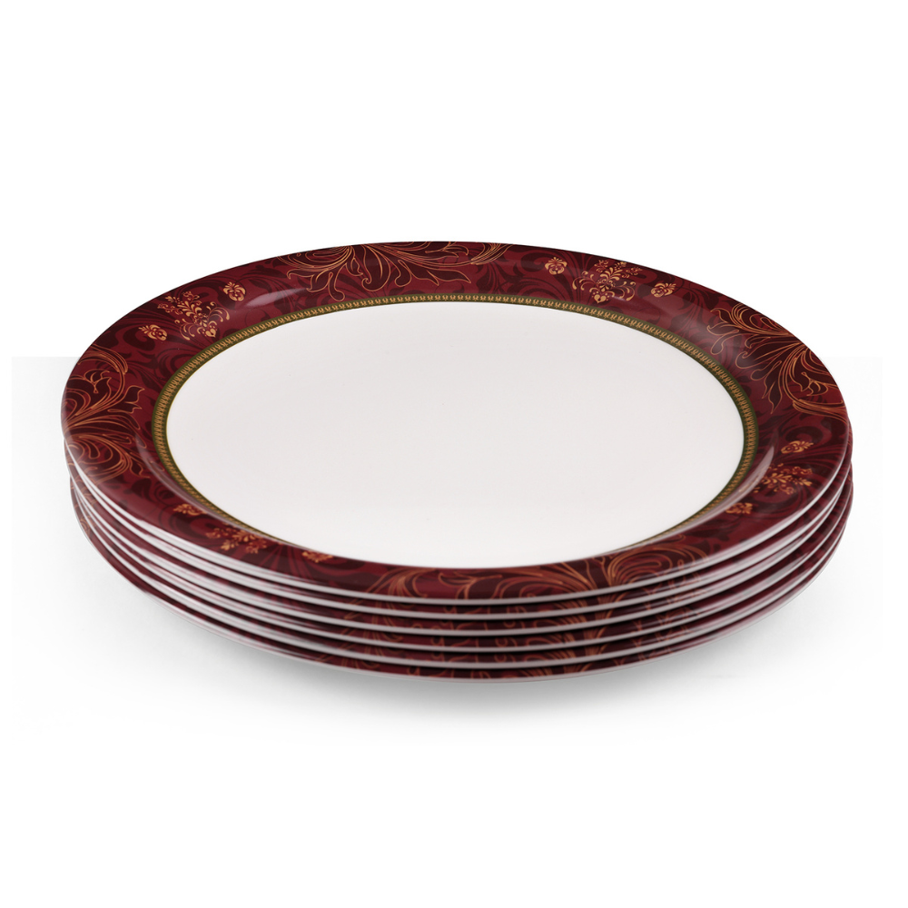 Ornate Round Dinner Plates