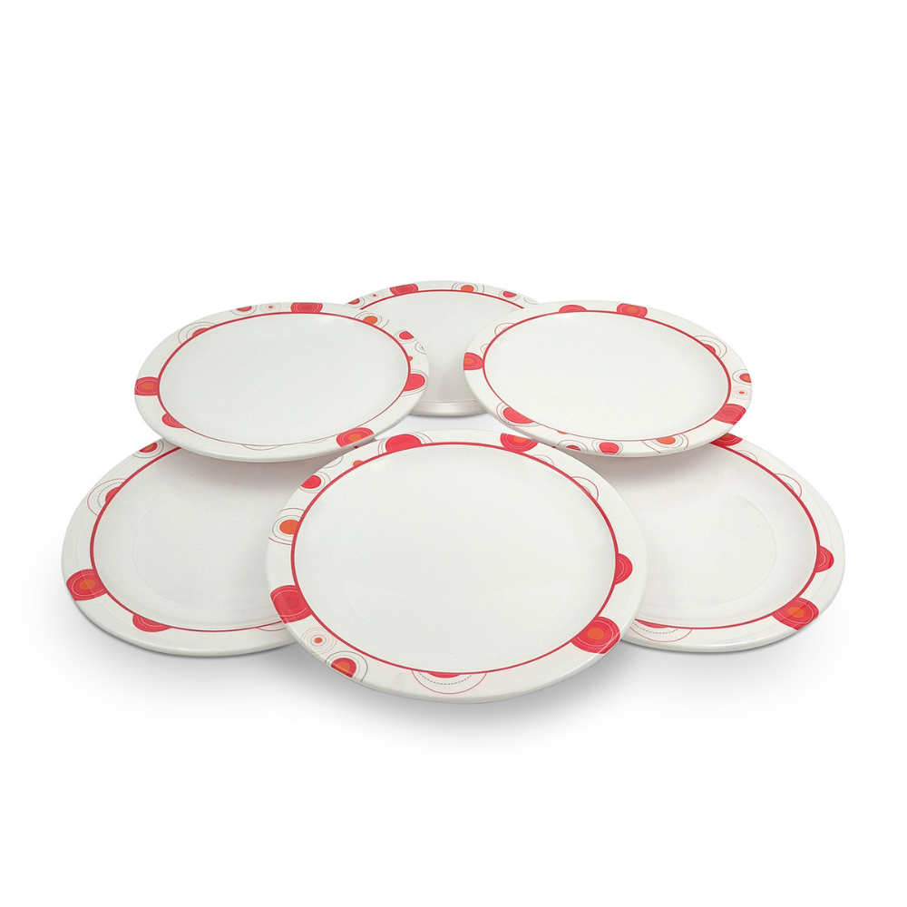 Stackable Decorated Dinner Plates
