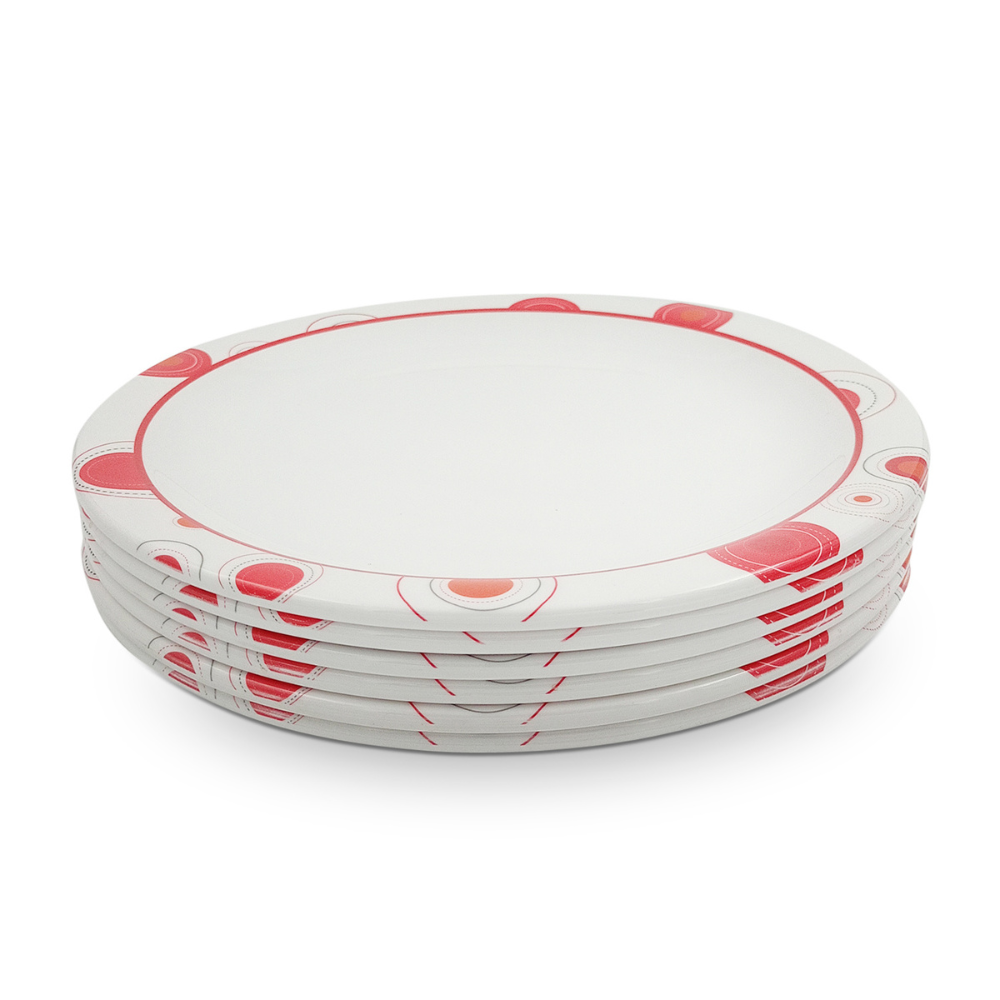 Stackable Decorated Dinner Plates