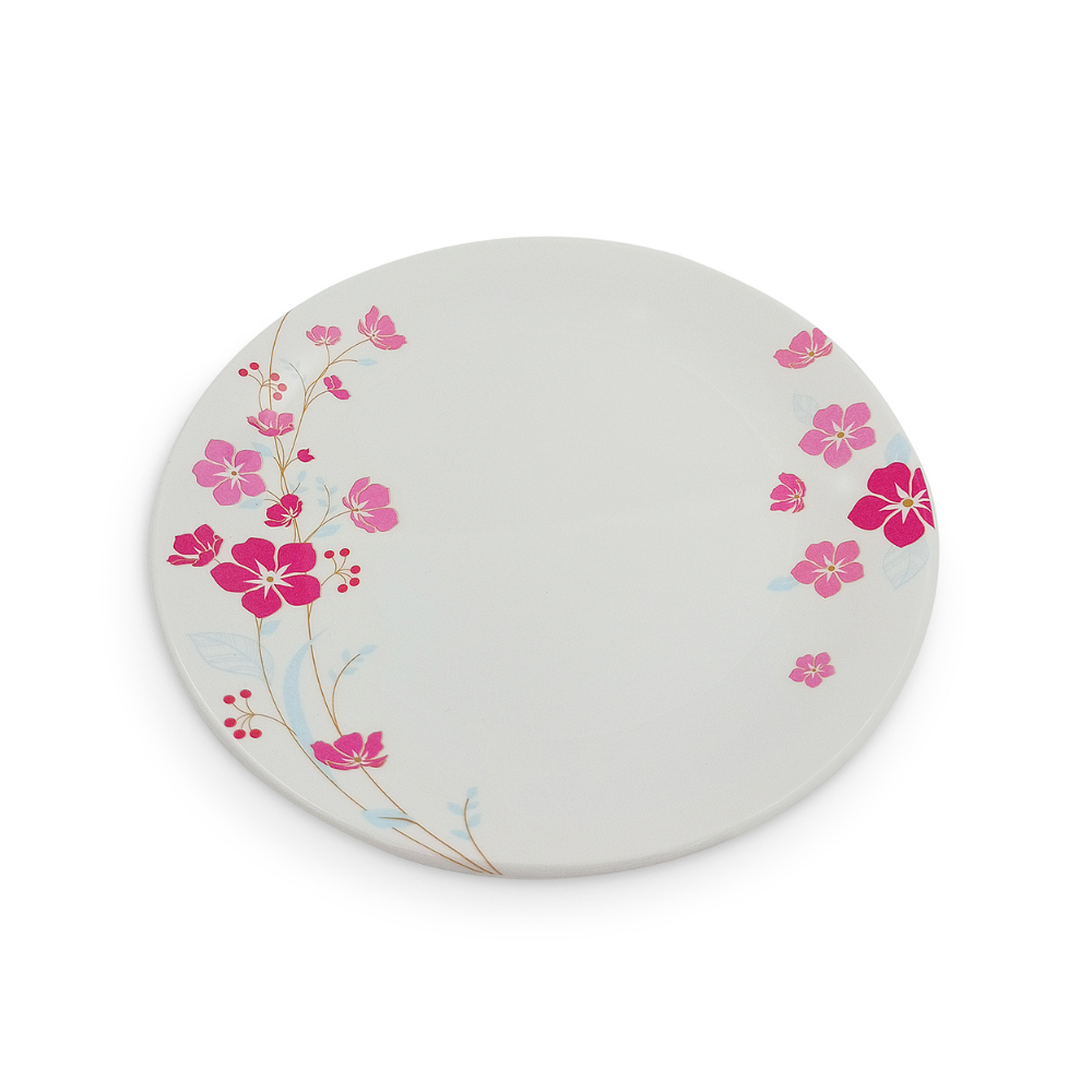 Floral dinner plate set