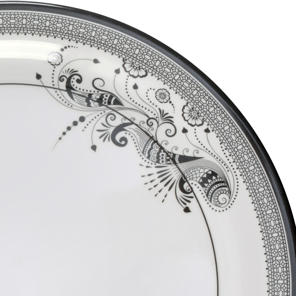 Ornate Floral Dinner Plates