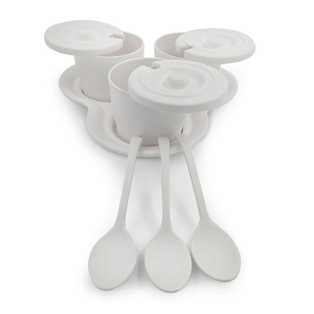 3-Piece Condiment Serving Set