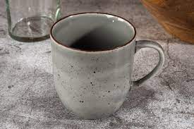 Tall Speckled Mug with Trim